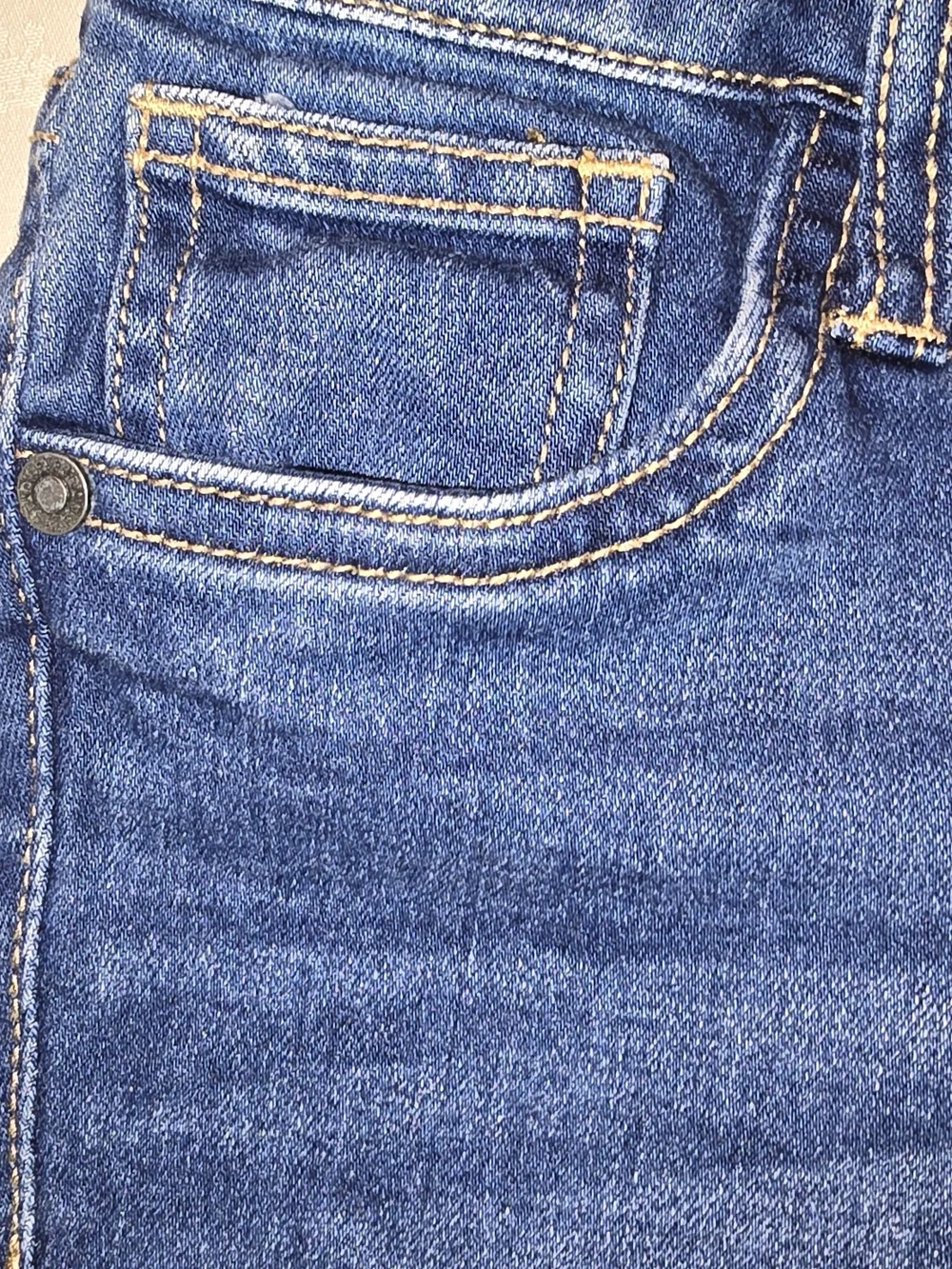 Studio V by Vigoss girls' denim Bermuda shorts.